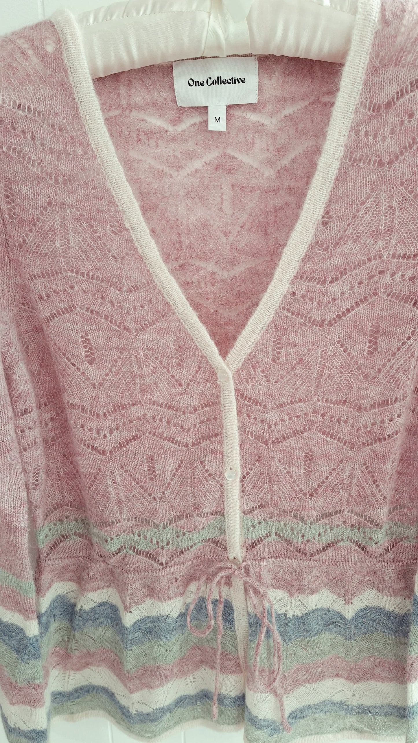 Turkana V-Neck Drawn Waist Cardigan