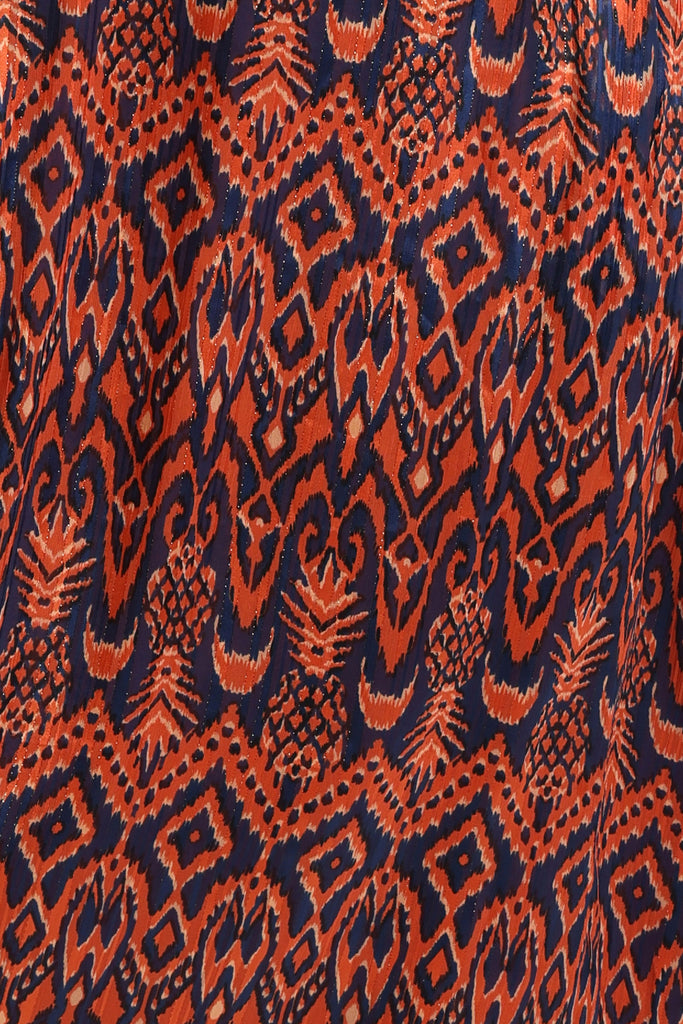 Millie Dress in Rust