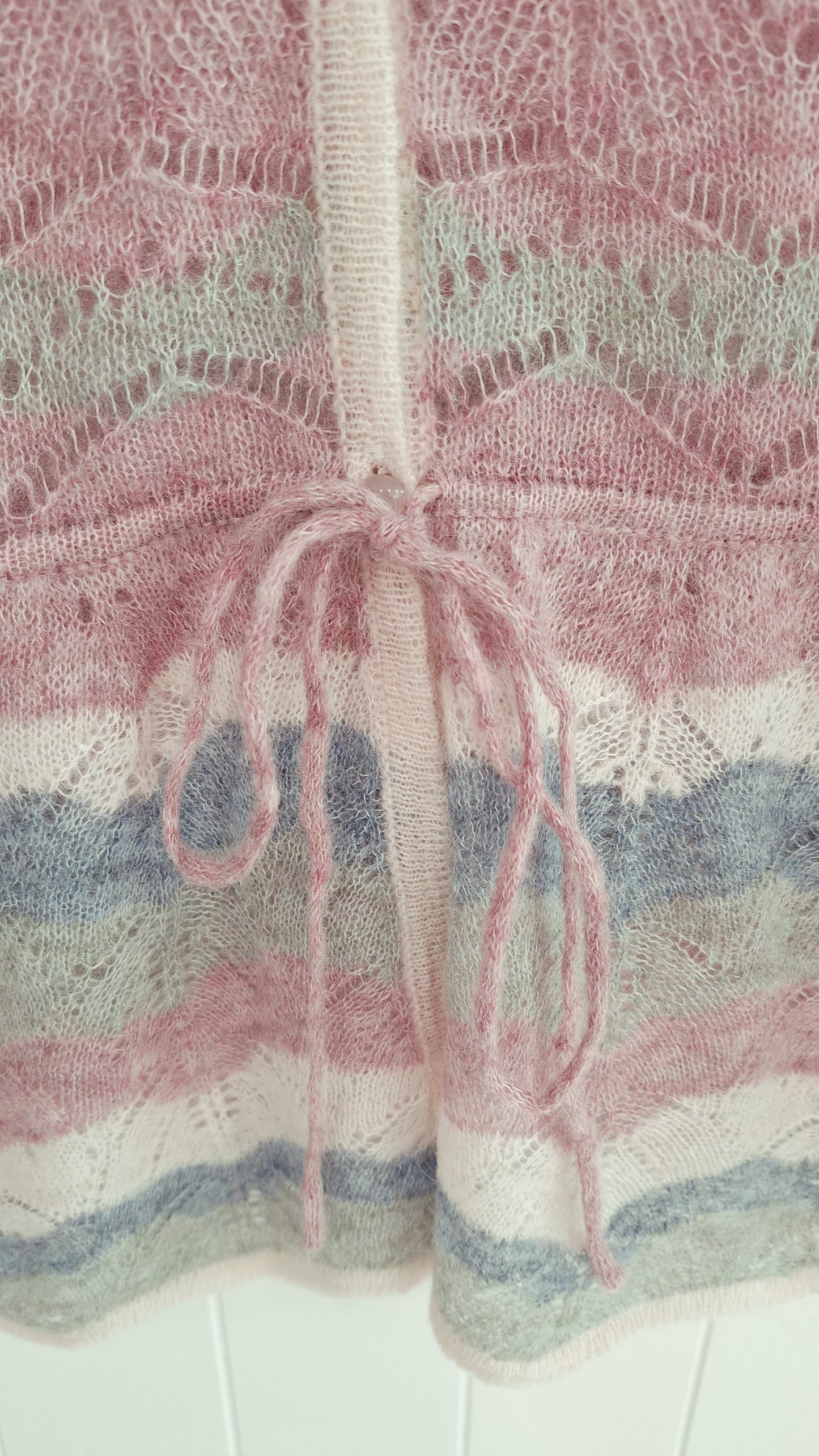Turkana V-Neck Drawn Waist Cardigan