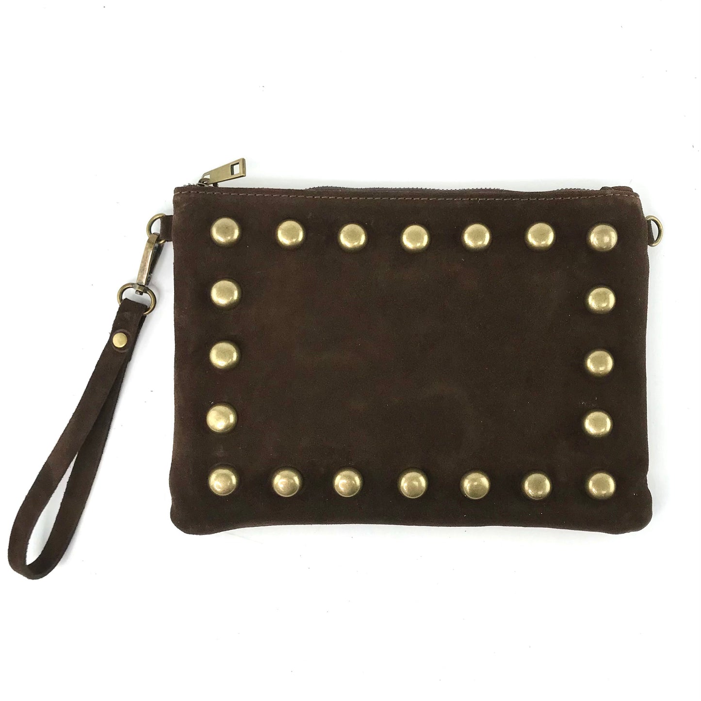 Maxi Clutch with Wrist and Shoulder Strap