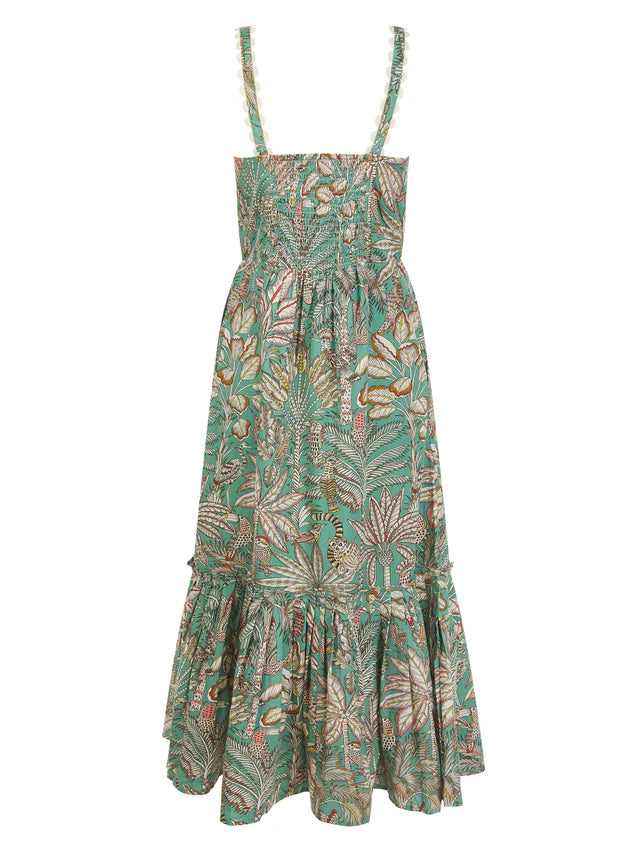 Brannan Dress in Green
