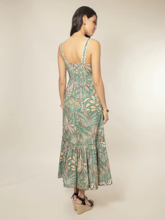 Brannan Dress in Green