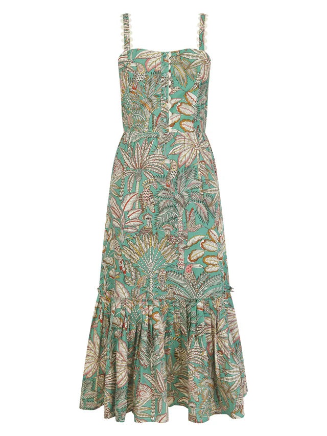 Brannan Dress in Green