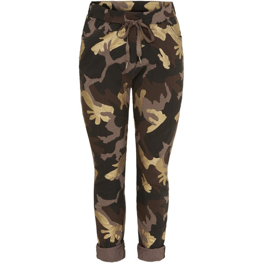 MdcAlba Combat Trousers in Camo Gold