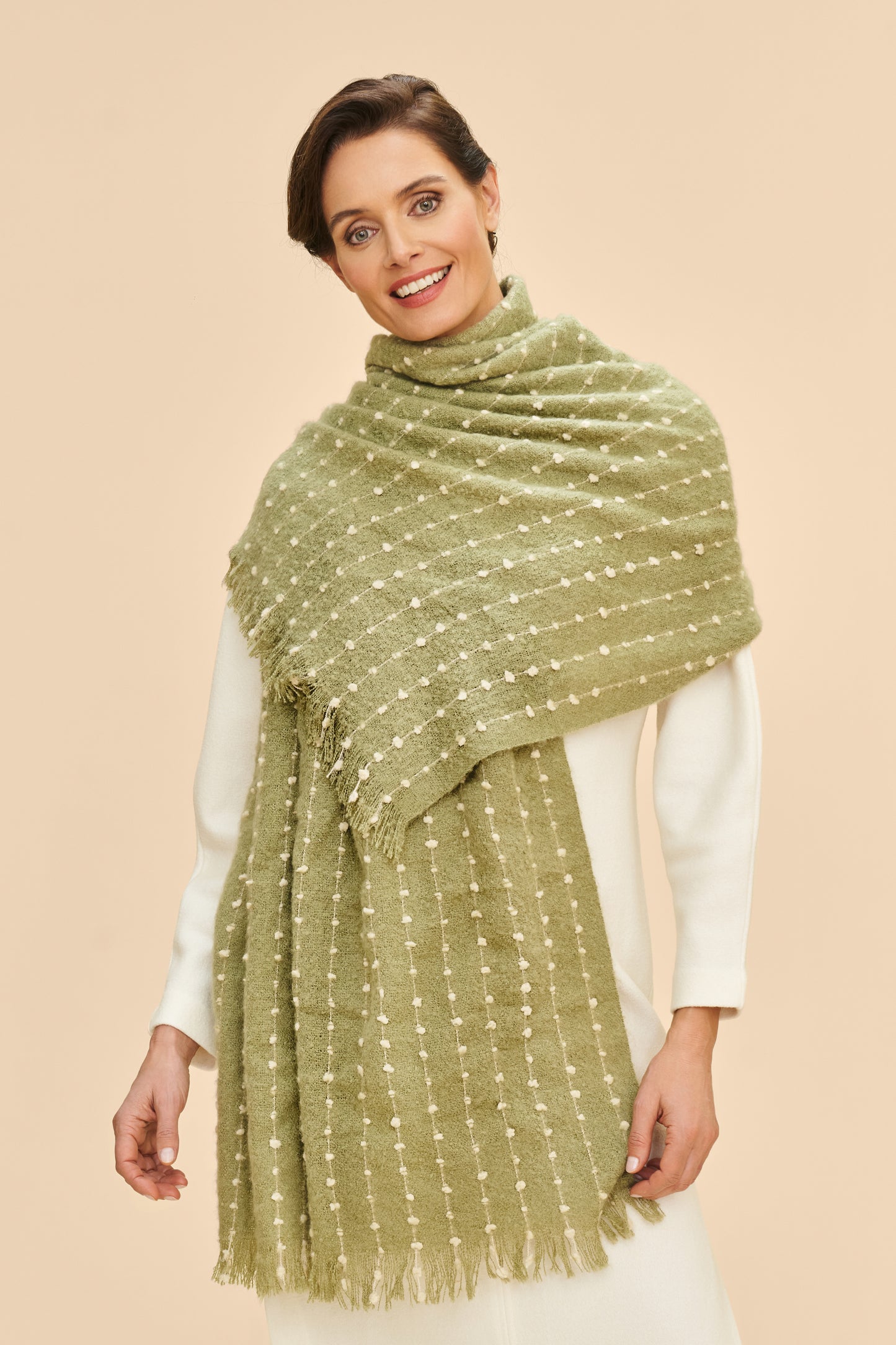 Dakota Cosy Scarf in Sage