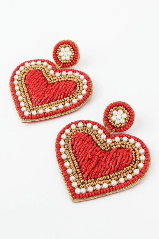 Red Valentine's Earrings