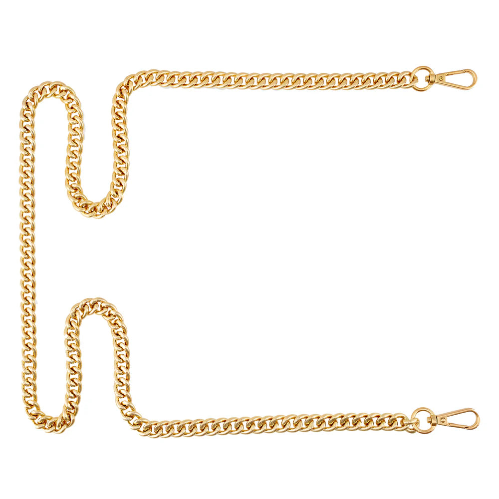 Crossbody Strap in Gold Chain