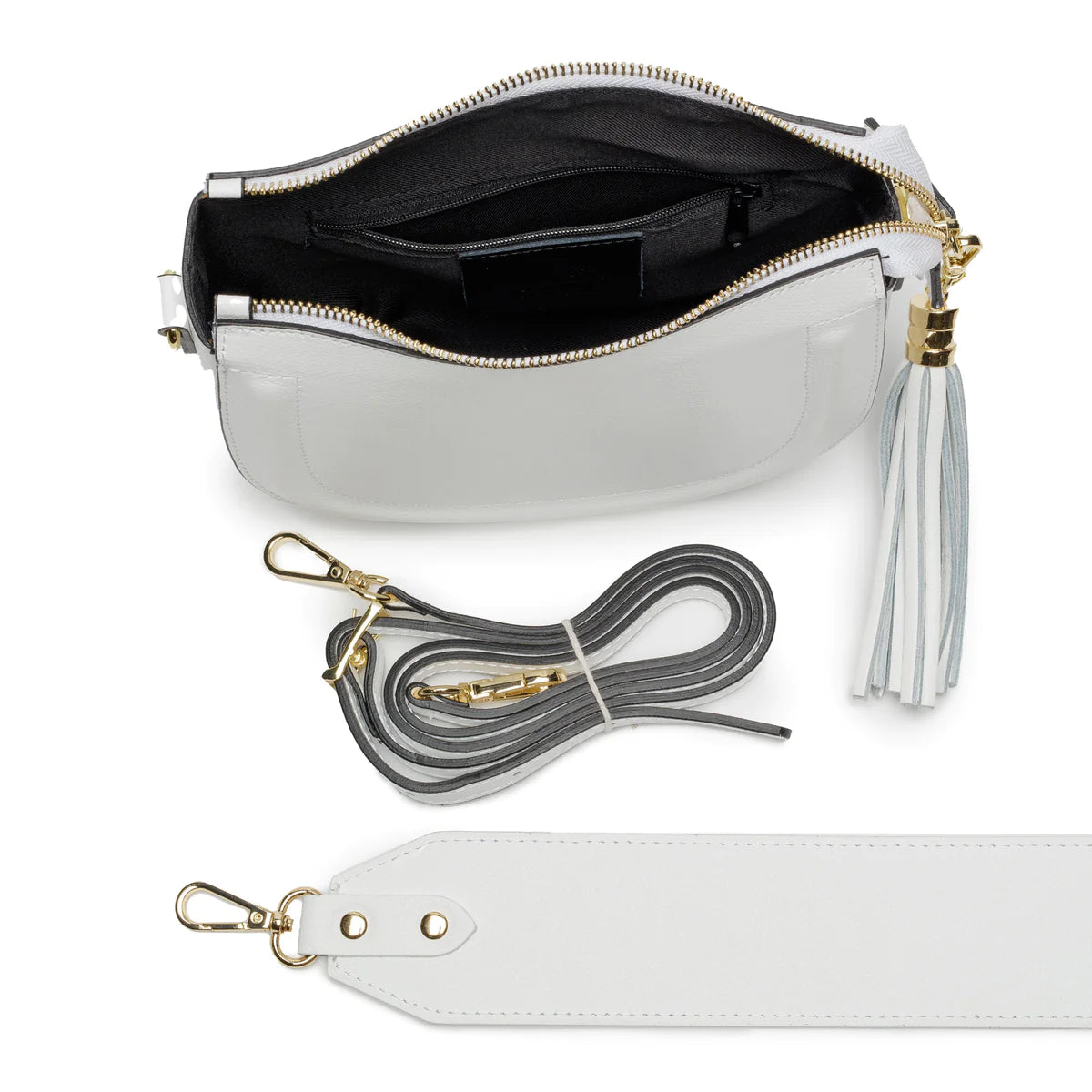 Saddle Bag in White