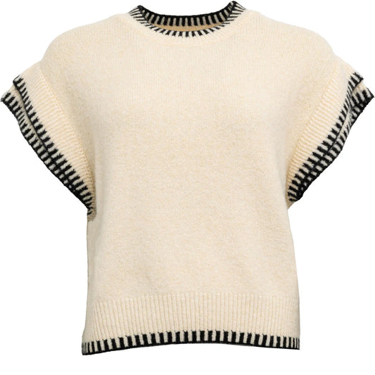 Emmaline Pullover in Whisper White