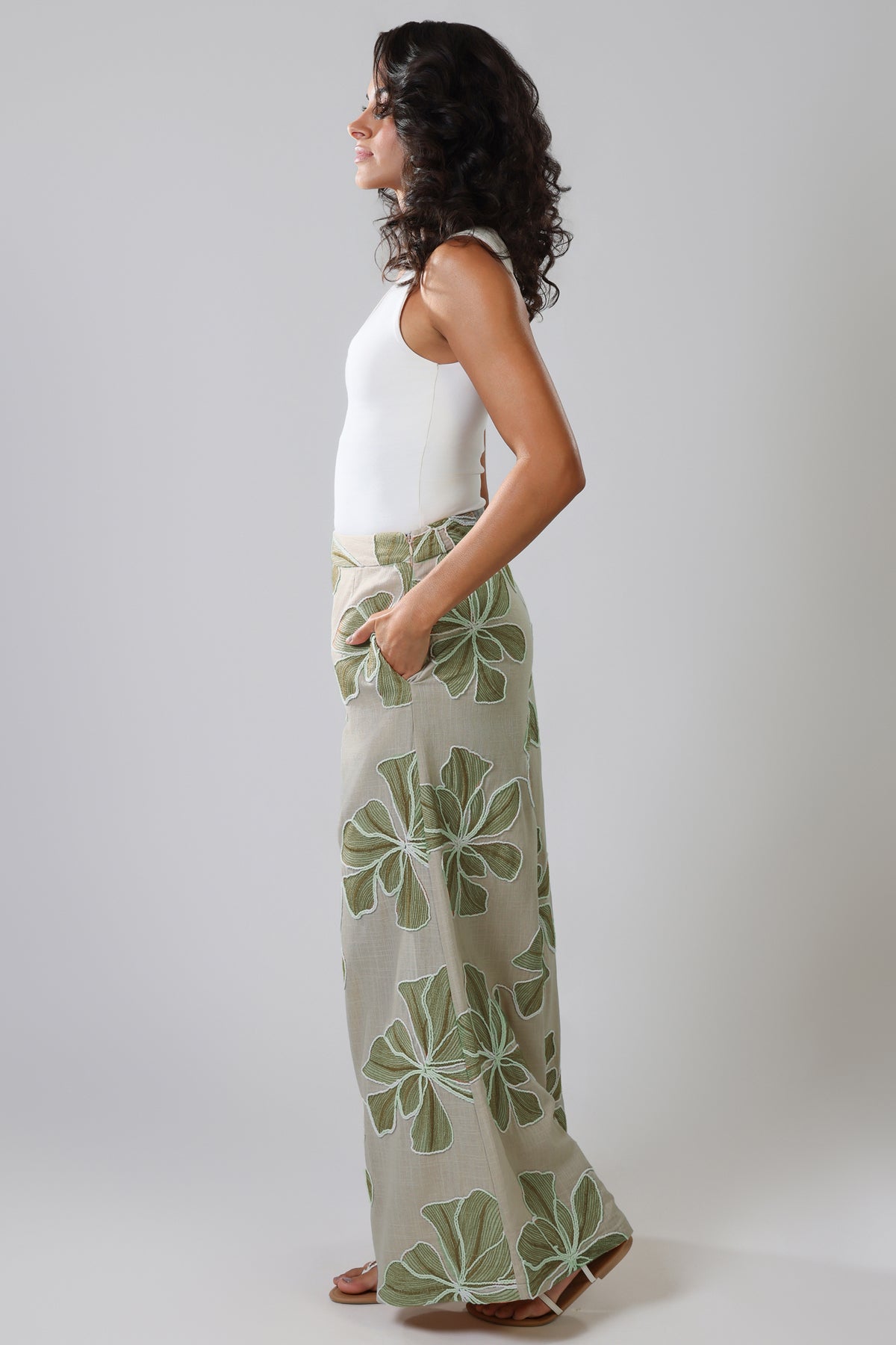 Grace & Maude Rene Trousers in Green