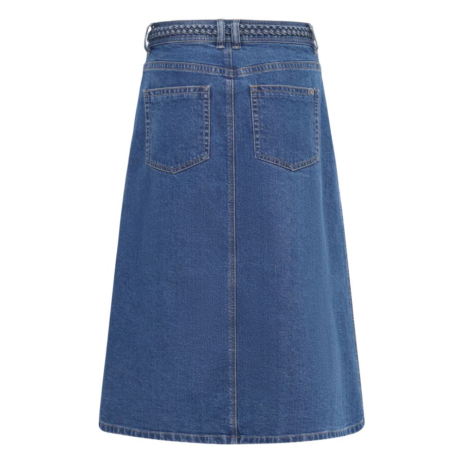 Ontario Buttoned Denim Skirt