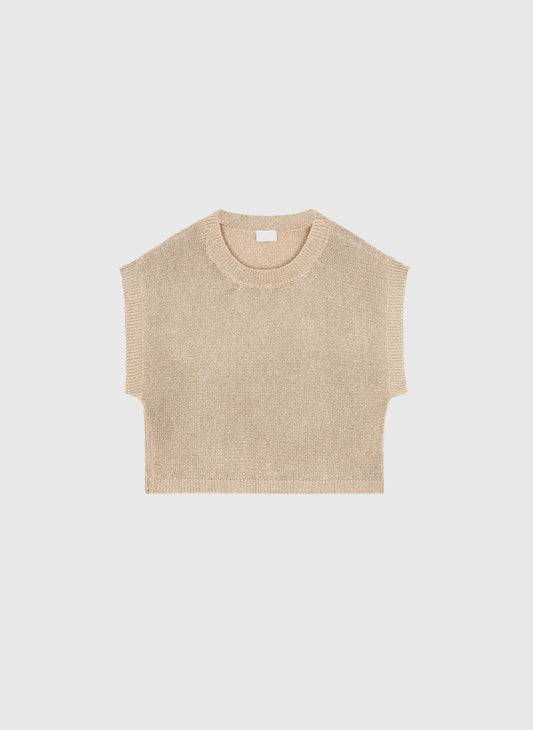 LAMELBA Sweater in Gold