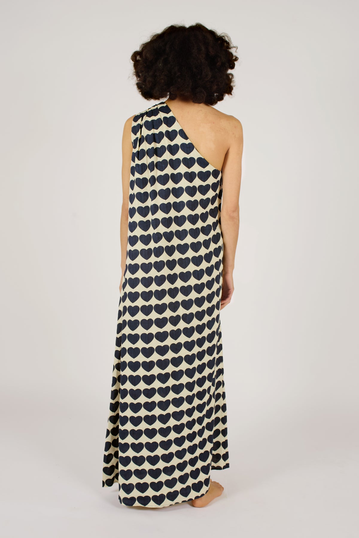 Gia Dress in Navy Hearts