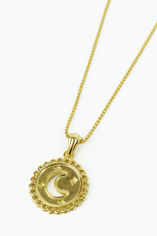 Moon Cut Out Necklace