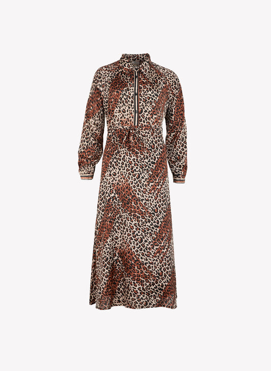 OSALLY Dress in Leopard