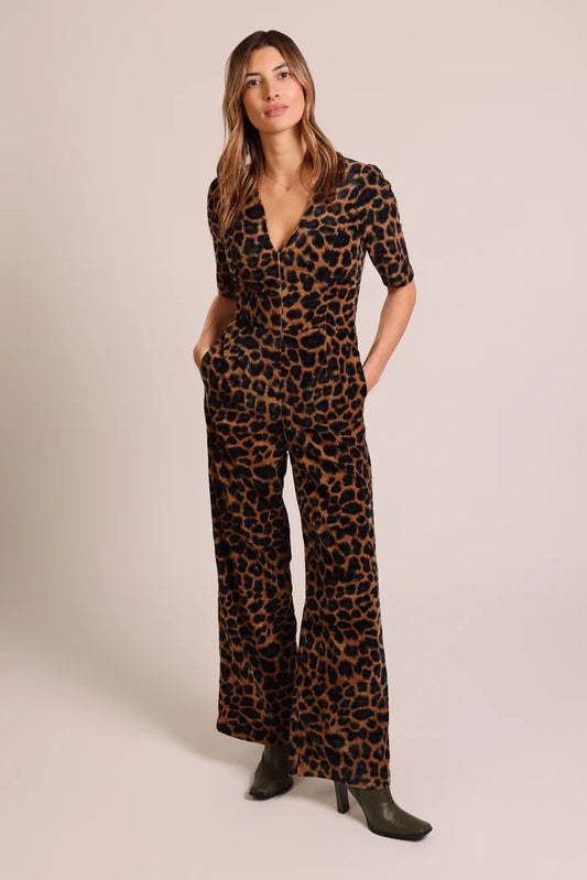 Clan Jumpsuit in Leopard