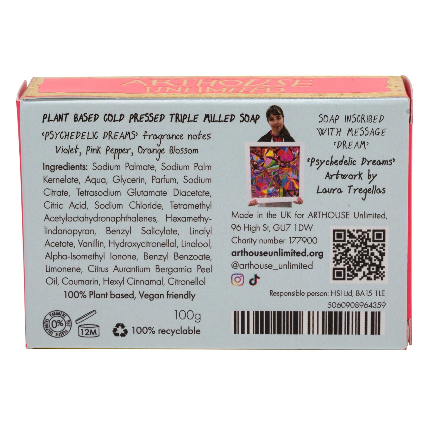 Psychedelic Dreams Triple Milled Soap 100g