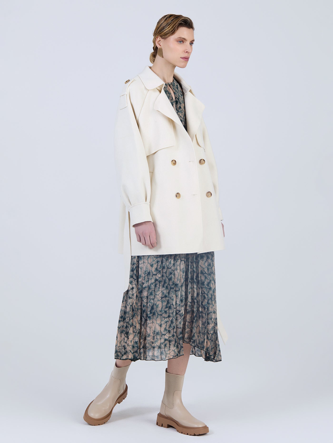 Printed Chiffon Dress