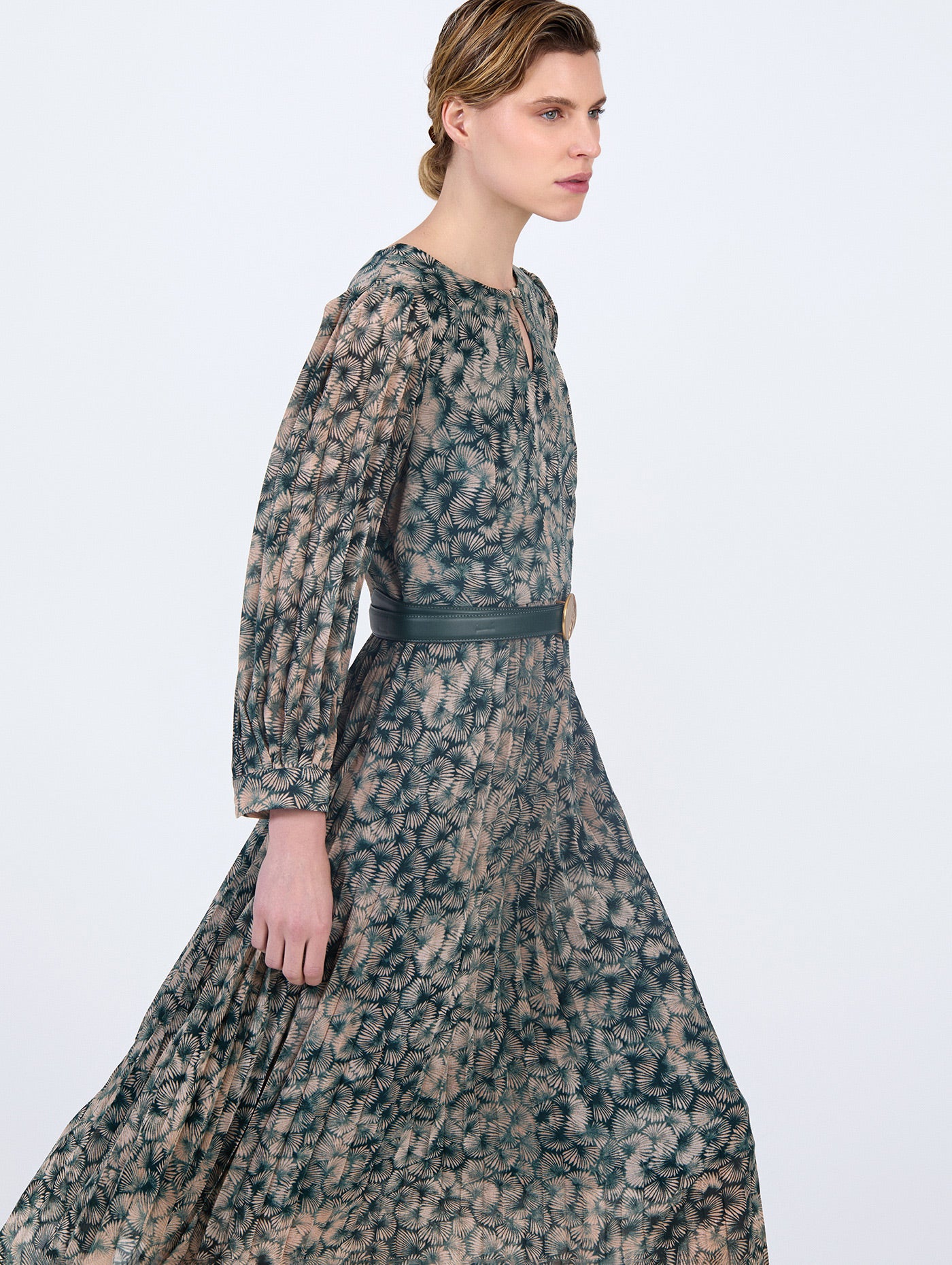 Printed Chiffon Dress