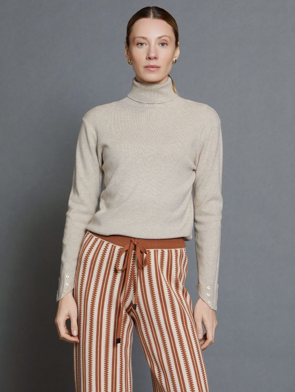 Turtleneck Jumper in Dimity