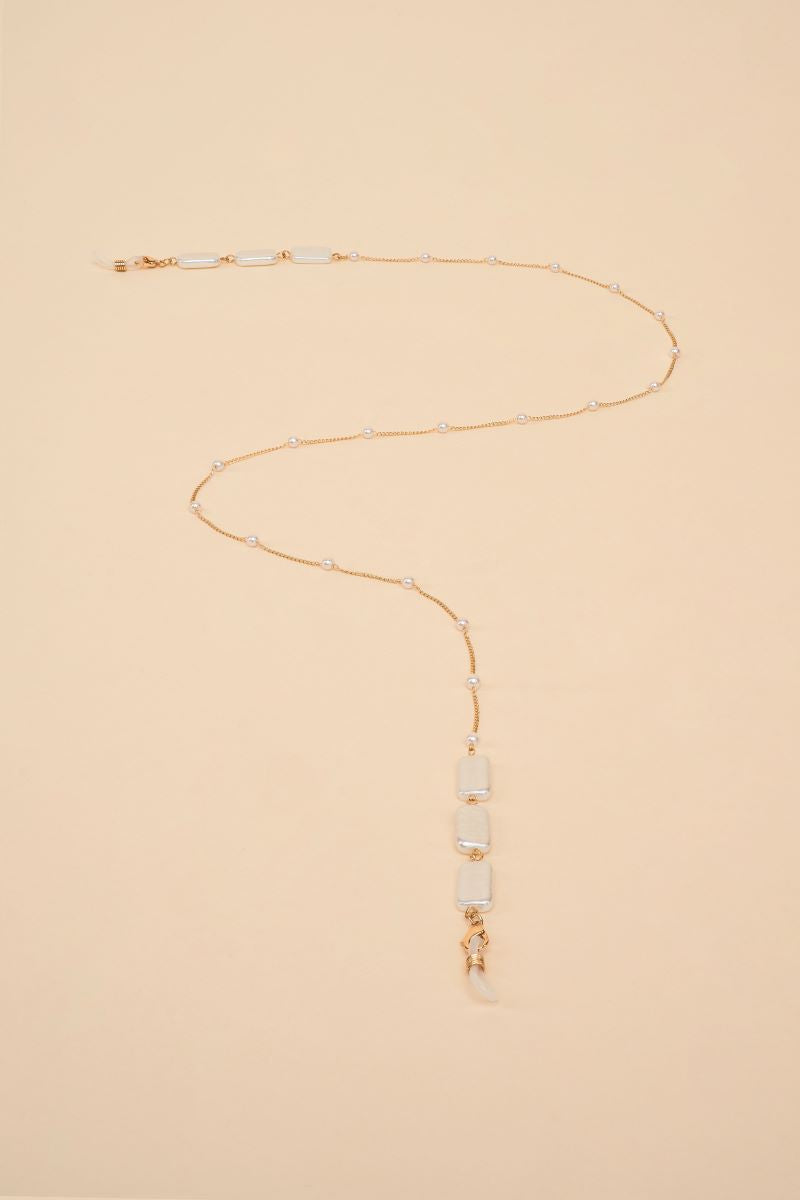 Delicate Chain Sunglasses Chain - Pearl