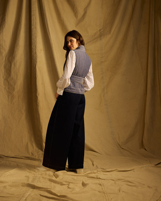 Winnipeg Wide Leg Belted Jeans