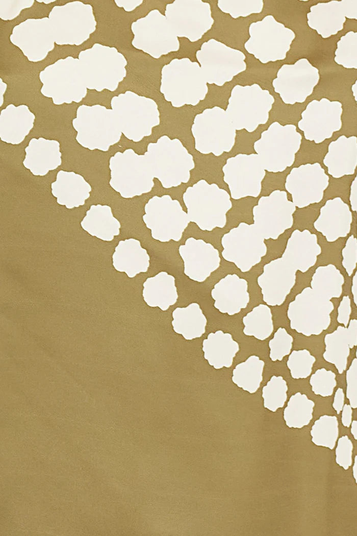 Rene Dress in Olive Abstract