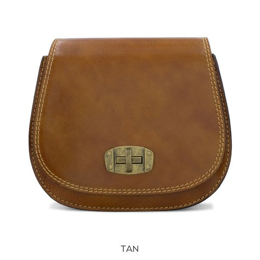 Tamponato Leather Saddle Crossbody