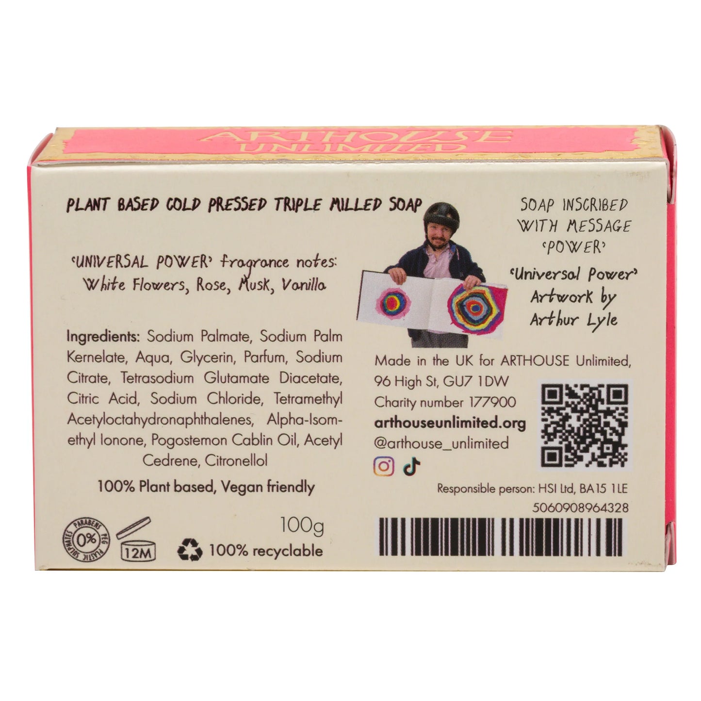 Universal Power Triple Milled Soap 100g