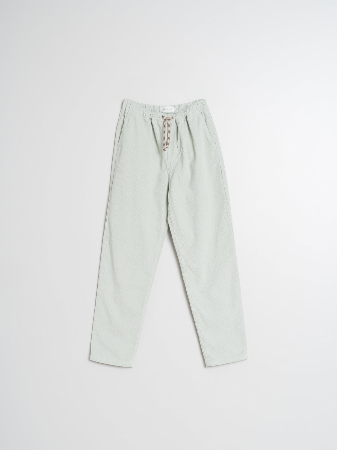 Cotton Cord Trousers in Aqua