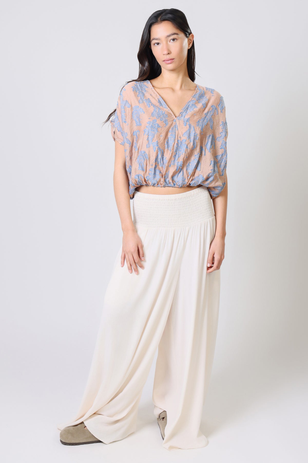 Whispers Top in Blue