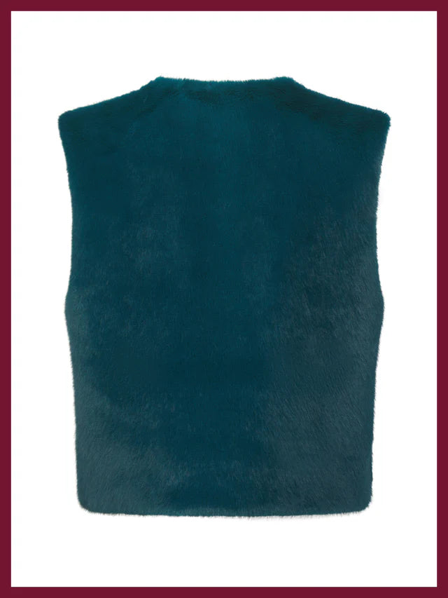 Edelweiss Gilet in Teal