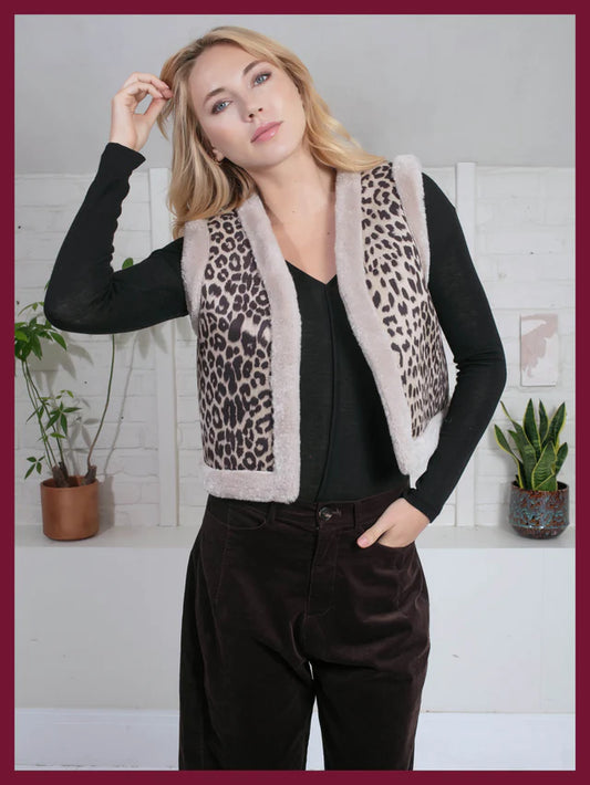Arnica Leopard Gilet