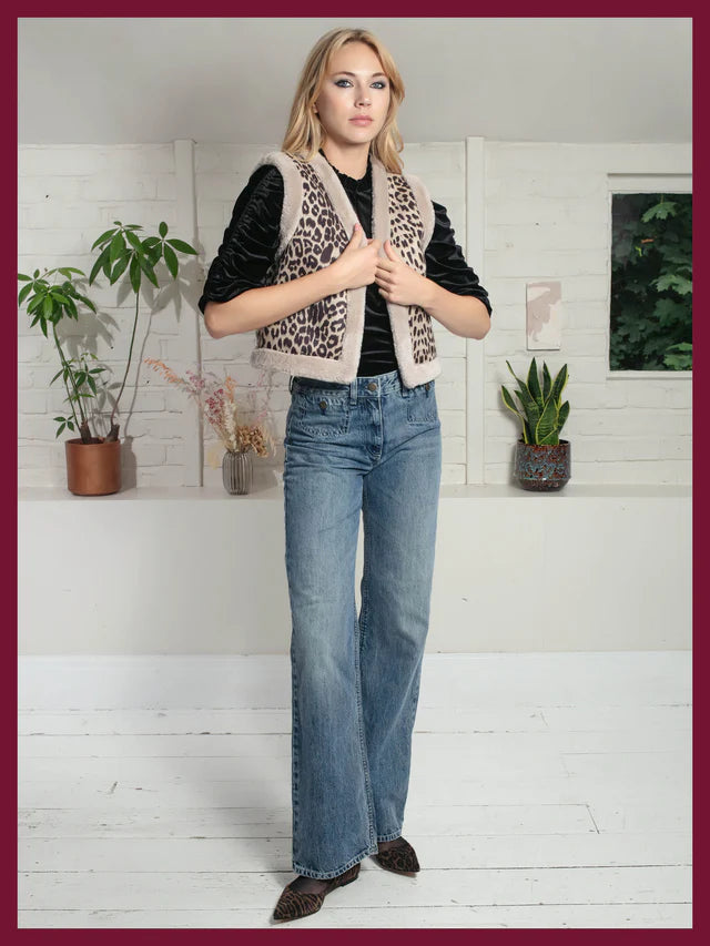 Arnica Leopard Gilet