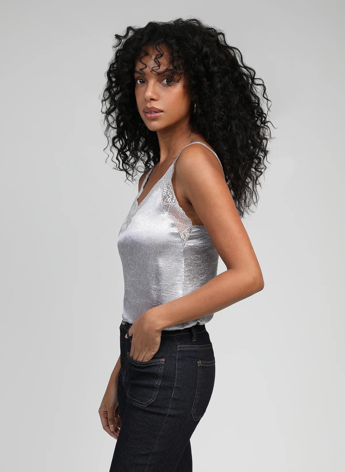 Adelou Cami in Silver Grey