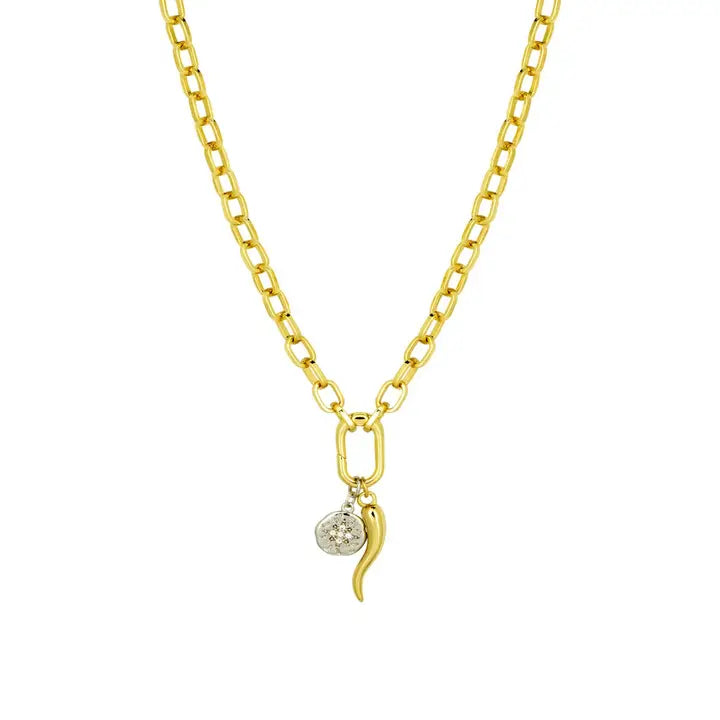 Gold Bardot Chain Necklace Medium – 20cm