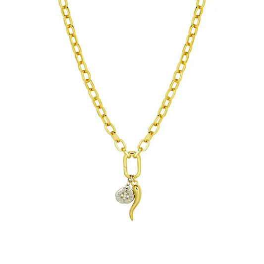 Gold Bardot Chain Necklace Medium – 20cm