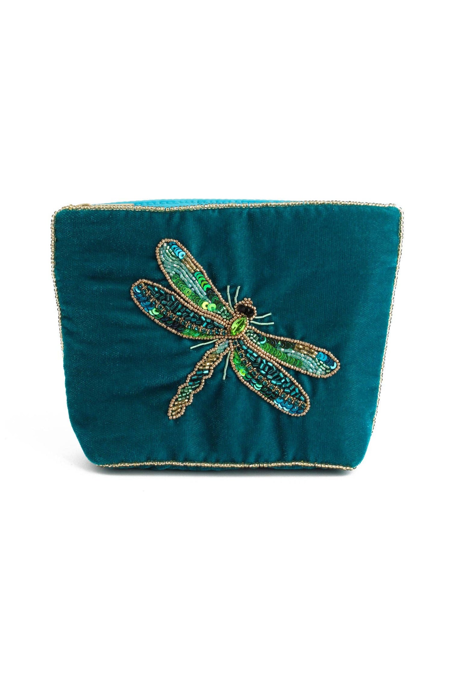 Blue Dragonfly Small Pouch