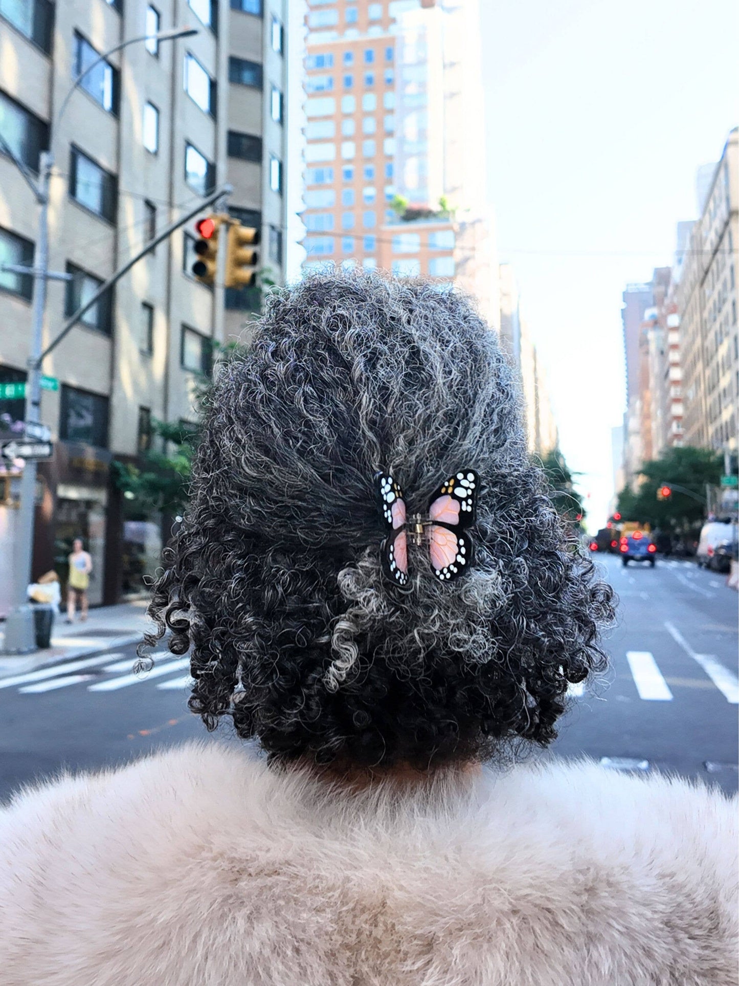 Hand-painted Mini Monarch Claw Hair Clip | Eco-Friendly