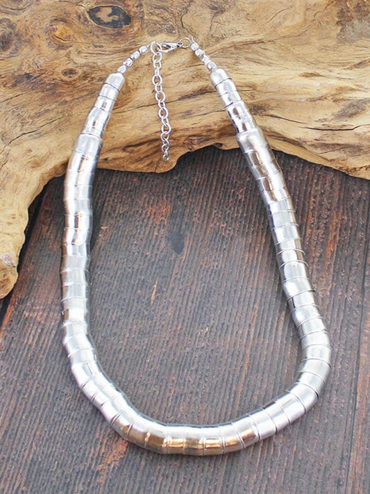 Short Chunky Snake Necklace