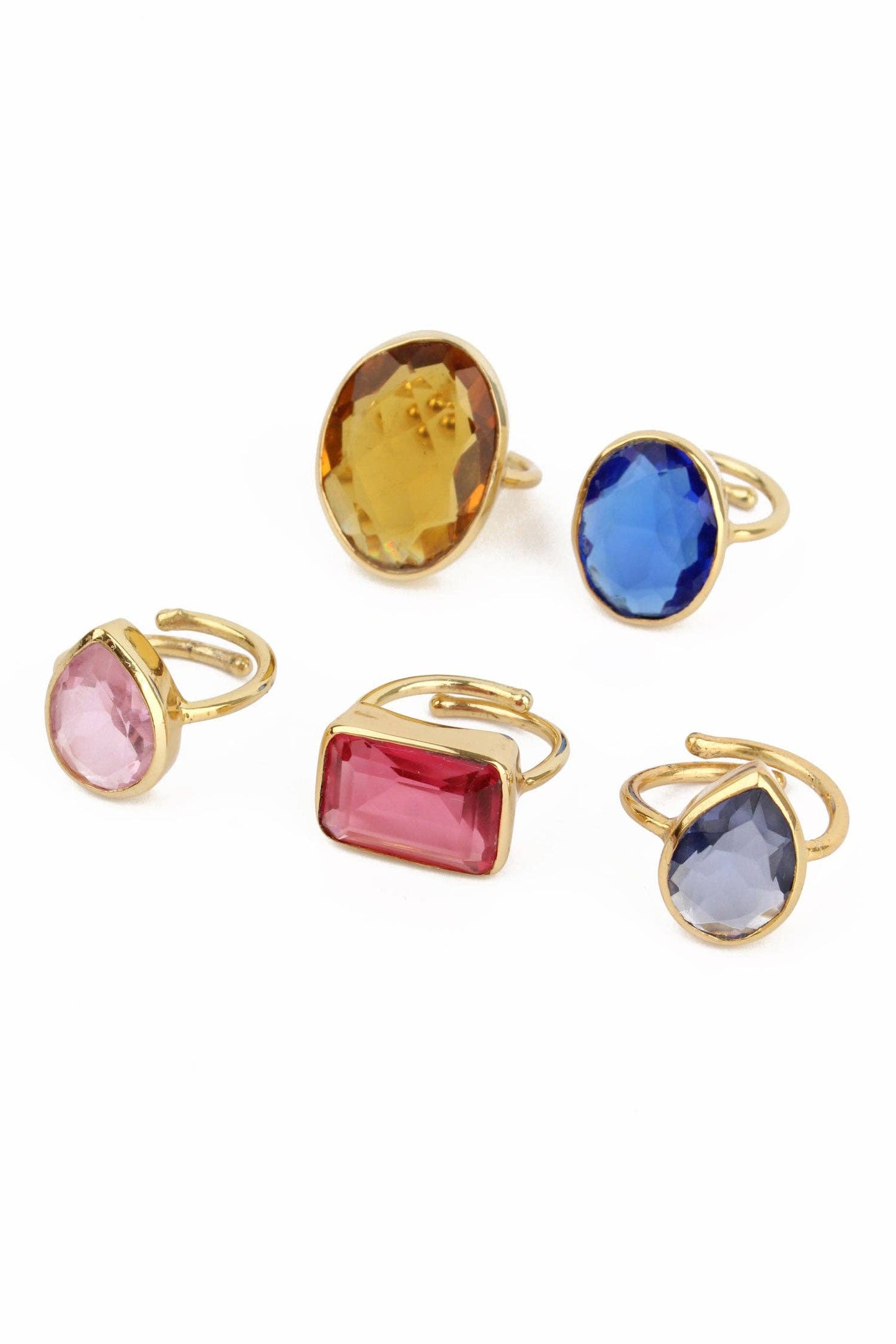 Spring Gem Rings