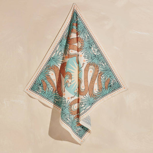 The Serpent Square Scarf