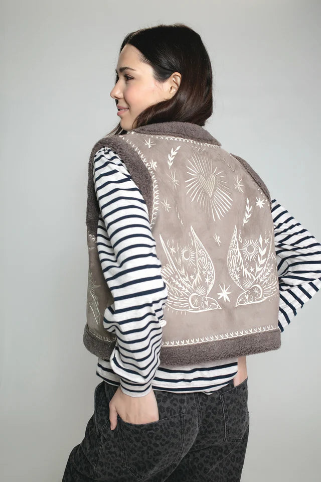 Freebird Gilet in Mink