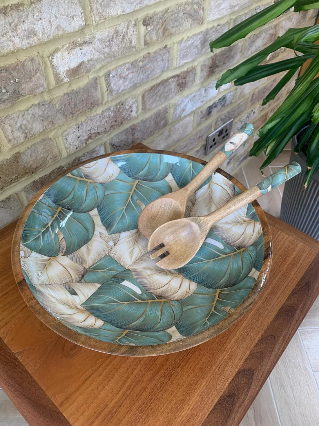 Large Monstera Bowl - 38cm