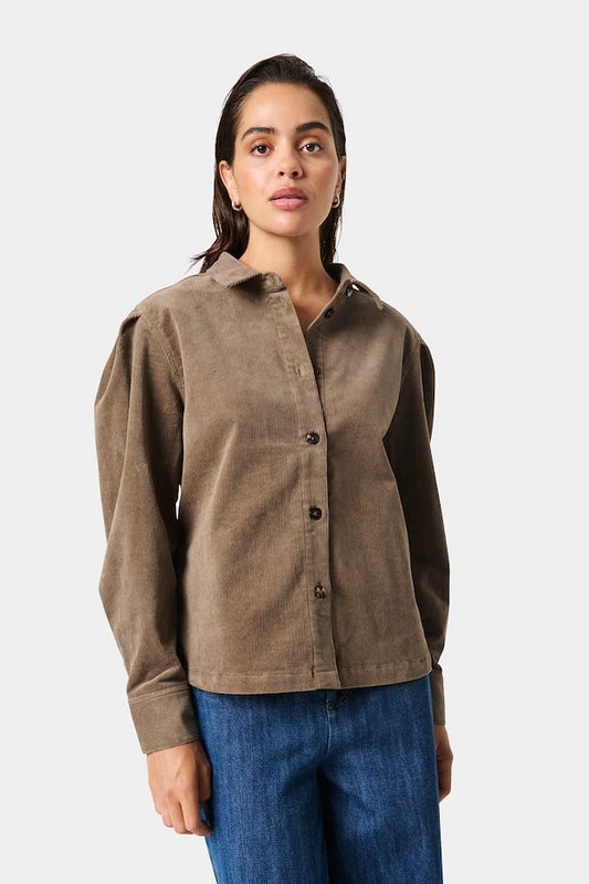 SLHelle Shirt in Morel Brown