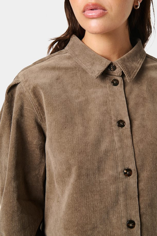 SLHelle Shirt in Morel Brown