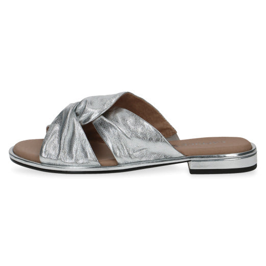 Monaco Flip Flops in Silver