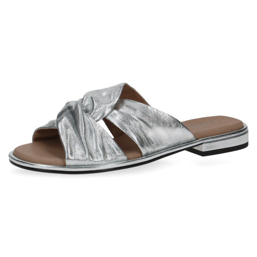 Monaco Flip Flops in Silver