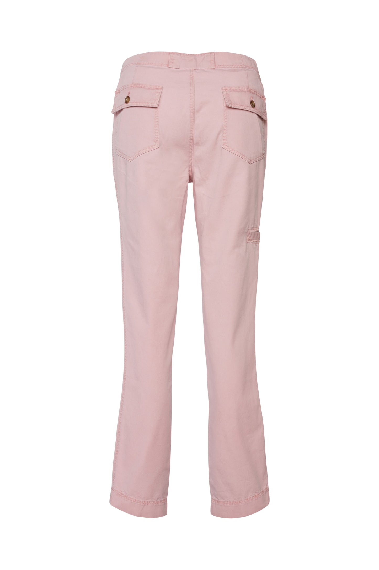 Cargo-Style Cotton Trousers In Pink