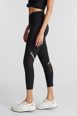 Leggings with reflective store stripes